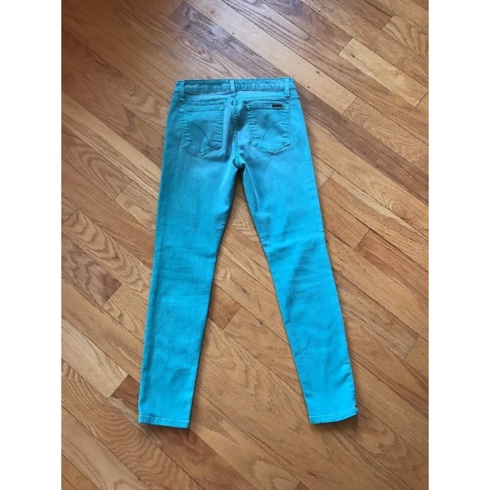 JOE'S JEAN 27 Aqua Blue Skinny Ankle Jeans - Picture 5 of 10